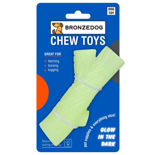 Іграшка-гілка для собак BronzeDog Chew Dogwood, Світлонакопичувальні, 7×13 см