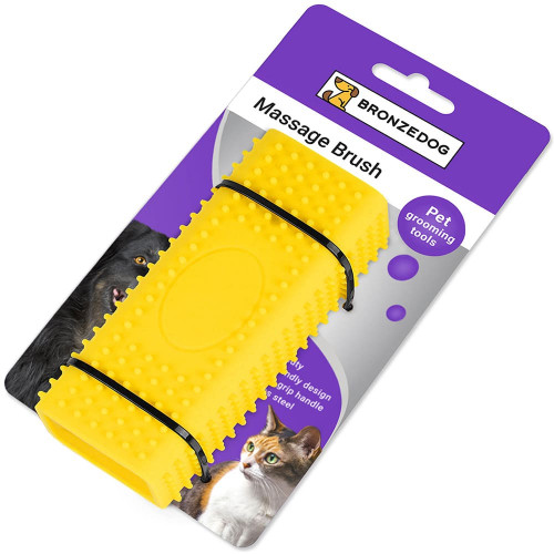 Щітка BronzeDog для котів, 12×4 см