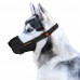 Намордник BronzeDog, для собак, дихаючий, 3D сітка, регульований, чорний, 16-19 см