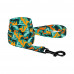 Поводок BronzeDog Camo для собак, нейлон, зелёный, 152×2.5 см