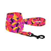 Поводок BronzeDog Camo для собак, нейлон, розовый, 152×2.5 см Поводок BronzeDog Camo для собак, нейлон, розовый, 152×2.5 см