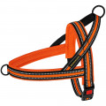 Шлея BronzeDog Mesh Скандинавская для собак, оранжевый, 32-38 см