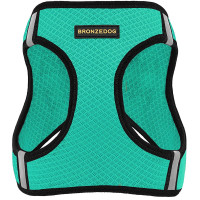 Шлея BronzeDog Mesh Vest для собак, сетчатый нейлон, ментоловый, 29-34 см Шлея BronzeDog Mesh Vest для собак, сетчатый нейлон, ментоловый, 29-34 см