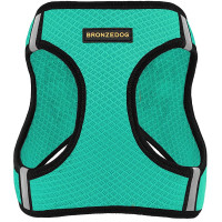 Шлея BronzeDog Mesh Vest для собак, сетчатый нейлон, ментоловый, 42-47 см Шлея BronzeDog Mesh Vest для собак, сетчатый нейлон, ментоловый, 42-47 см