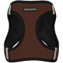 Шлея BronzeDog Sport Vest для собак з нейлону, неопрену і 3D сітки, коричневий, 43-53 см
