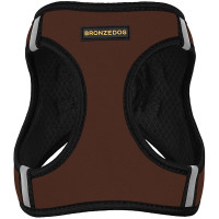 Шлея BronzeDog Sport Vest для собак из нейлона, неопрена и 3D сетки, коричневый, 42-47 см Шлея BronzeDog Sport Vest для собак из нейлона, неопрена и 3D сетки, коричневый, 42-47 см