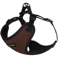 Шлея BronzeDog Sport для собак из неопрена, коричневый, 28-33 см Шлея BronzeDog Sport для собак из неопрена, коричневый, 28-33 см