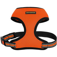Шлея BronzeDog Mesh для собак мелких пород, сетчатый нейлон, оранжевый, 35-38 см Шлея BronzeDog Mesh для собак мелких пород, сетчатый нейлон, оранжевый, 35-38 см