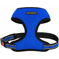 Шлея BronzeDog Mesh для собак дрібних порід, сітчастий нейлон, синій, 28-33 см Шлея BronzeDog Mesh для собак дрібних порід, сітчастий нейлон, синій, 28-33 см