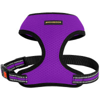 Шлея BronzeDog Mesh для собак мелких пород, сетчатый нейлон, фиолетовый, 28-33 см Шлея BronzeDog Mesh для собак мелких пород, сетчатый нейлон, фиолетовый, 28-33 см