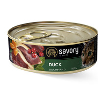 Вологий корм для котів Savory, з качкою, 100 г Вологий корм для котів Savory, з качкою, 100 г