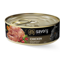 Влажный корм для стерилизованных котов Savory, с курицей, 100 г Влажный корм для стерилизованных котов Savory, с курицей, 100 г