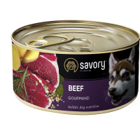 Влажный корм для взрослых собак Savory, с говядиной, 200 г Влажный корм для взрослых собак Savory, с говядиной, 200 г