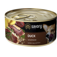 Влажный корм для взрослых собак Savory, с уткой, 200 г Влажный корм для взрослых собак Savory, с уткой, 200 г