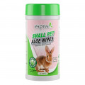 Влажные салфетки ESPREE Small Animal Wipes с ароматом детской присыпки, для груминга мелких животных, 50 шт