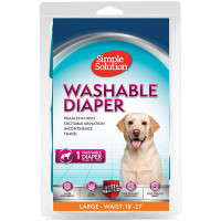 Гигиенические трусы Simple Solution Washable Diapers Large для собак, многоразовые, 45-68 см, 16-25 кг Гигиенические трусы Simple Solution Washable Diapers Large для собак, многоразовые, 45-68 см, 16-25 кг