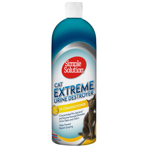 Средство Simple Solution Extreme Urine Destroyer для удаления пятен и запахов с ковров, 945 мл