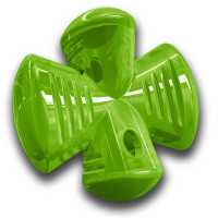 Игрушка для собак Bionic Opaque Stuffer, для лакомств и жевания, зелёная, 12.5×12.5×6.8 см Игрушка для собак Bionic Opaque Stuffer, для лакомств и жевания, зелёная, 12.5×12.5×6.8 см