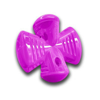 Іграшка для собак Bionic Opaque Stuffer, для ласощів і жування, фіолетова, 12.5×12.5×6.8 см Іграшка для собак Bionic Opaque Stuffer, для ласощів і жування, фіолетова, 12.5×12.5×6.8 см