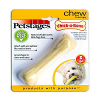 Іграшка для собак Petstages Chick-A-Bone кістка, мала, 12 см Іграшка для собак Petstages Chick-A-Bone кістка, мала, 12 см