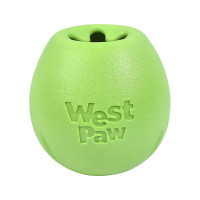 Игрушка для собак West Paw Rumbl Jungle Green, для лакомств, зелёная, 10 см Игрушка для собак West Paw Rumbl Jungle Green, для лакомств, зелёная, 10 см