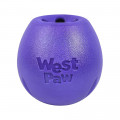 Іграшка для собак West Paw Rumbl Large Eggplant, для ласощів, фіолетова, 10 см