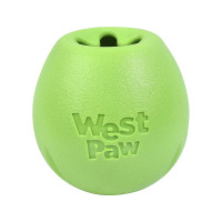 Игрушка для собак West Paw Rumbl Small Jungle Green, для лакомств, зелёная, 8 см