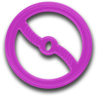 Іграшка Bionic Opaque Toss-N-Tug кільце фіолетове, для собак, 23 см Іграшка Bionic Opaque Toss-N-Tug кільце фіолетове, для собак, 23 см