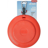 Игрушка DEXAS Off Leash Frisbee Flyer Летающая тарелка с карабином, для собак, оранжевая Игрушка DEXAS Off Leash Frisbee Flyer Летающая тарелка с карабином, для собак, оранжевая