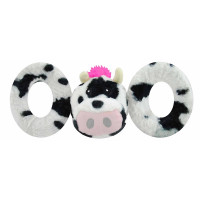 Игрушка-пищалка для перетягивания Jolly Pets Tug-a-Mal Коровка, средняя, для собак 4-9 кг, 27-30 см Игрушка-пищалка для перетягивания Jolly Pets Tug-a-Mal Коровка, средняя, для собак 4-9 кг, 27-30 см