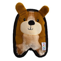 Игрушка-пищалка для собак Outward Hound Invincibles Minis Puppy Щенок мини, коричневый, 20×11×4 см Игрушка-пищалка для собак Outward Hound Invincibles Minis Puppy Щенок мини, коричневый, 20×11×4 см