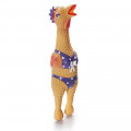 Іграшка-пищалка для собак Petstages Курка Генрієтта, велика, 6×7.5×30 см