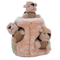 Інтерактивна іграшка для собак Outward Hound Hide-A-Squirrel, мала, коричнева, 10.5×11.5 см Інтерактивна іграшка для собак Outward Hound Hide-A-Squirrel, мала, коричнева, 10.5×11.5 см