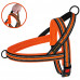 Шлея BronzeDog Mesh Скандинавская для собак, оранжевый, 32-38 см
