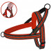Шлея BronzeDog Mesh Скандинавська для собак, червоний, 32-38 см