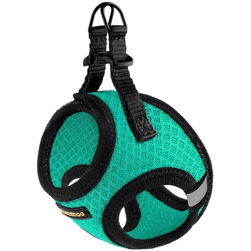 Шлея BronzeDog Mesh Vest для собак, сітчастий нейлон, ментоловий, 20-24 см