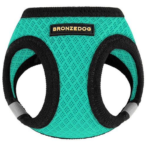 Шлея BronzeDog Mesh Vest для собак, сітчастий нейлон, ментоловий, 20-24 см