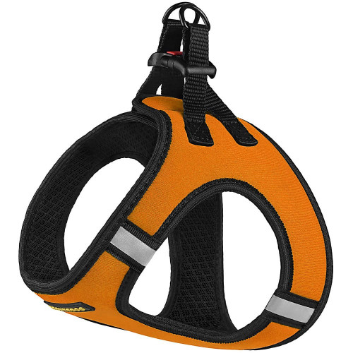 Шлея BronzeDog Sport Vest для собак з нейлону, неопрену і 3D сітки, помаранчевий, 26-29 см