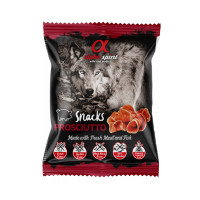 Полувлажное лакомство для собак Alpha Spirit DOG Snacks Prosciutto, кубики с прошутто, 50 г Полувлажное лакомство для собак Alpha Spirit DOG Snacks Prosciutto, кубики с прошутто, 50 г
