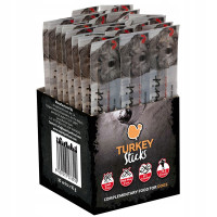 Полувлажное лакомство для собак Alpha Spirit DOG Sticks Turkey, палочки с индейкой, 30 шт, 300 г Полувлажное лакомство для собак Alpha Spirit DOG Sticks Turkey, палочки с индейкой, 30 шт, 300 г