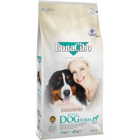 Сухой корм BonaCibo Adult Dog Form для стареющих собак и собак с лишним весом, курица/анчоусы/рис, 15 кг Сухой корм BonaCibo Adult Dog Form для стареющих собак и собак с лишним весом, курица/анчоусы/рис, 15 кг