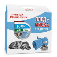 Сухой корм Royal Canin Mini Puppy для щенков, 2 кг + подарок миска и плед Сухой корм Royal Canin Mini Puppy для щенков, 2 кг + подарок миска и плед