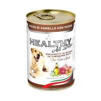 Консерва Healthy All Days, паштет зі шматочками, ягнятина з картоплею, для собак, 400 г Консерва Healthy All Days, паштет зі шматочками, ягнятина з картоплею, для собак, 400 г