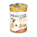 Консерва Healthy All Days, паштет зі шматочками, курятина з морковою, для собак, 400 г