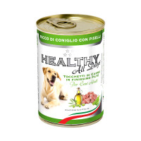 Консерва Healthy All Days, паштет с кусочками, крольчатина с горохом, 400 г Консерва Healthy All Days, паштет с кусочками, крольчатина с горохом, 400 г