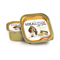 Вологий корм Healthy All Days, паштет зі шматочками, курятина з рисом, для цуценят, 150 г Вологий корм Healthy All Days, паштет зі шматочками, курятина з рисом, для цуценят, 150 г