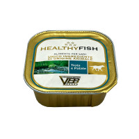 Консерва Healthy Fish монопротеінова, паштет з фореллю та картоплею, для собак, 150 г Консерва Healthy Fish монопротеінова, паштет з фореллю та картоплею, для собак, 150 г