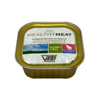 Консерва Healthy Meat монопротеінова, паштет з кролятиною та рисом, для цуценят, 150 г Консерва Healthy Meat монопротеінова, паштет з кролятиною та рисом, для цуценят, 150 г
