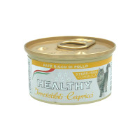 Консерва Healthy Irresistibili Capricci для стерилізованих котів, паштет з курятиною, 85 г Консерва Healthy Irresistibili Capricci для стерилізованих котів, паштет з курятиною, 85 г