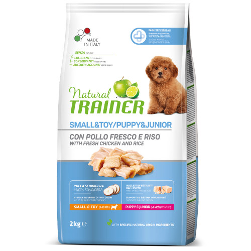 Повноцінний раціон Trainer Natural Super Premium для цуценят дрібних порід у віці від 1 до 10 місяців, 2 кг